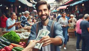 Mơ thấy mình được cho tiền