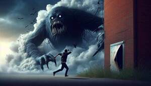 Nằm mơ thấy quái vật truy đuổi