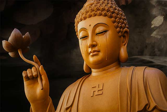 Mơ thấy phật khóc